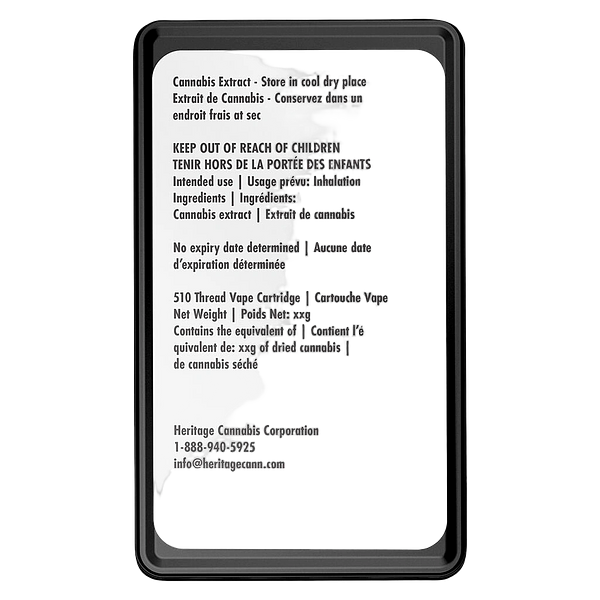 Chillbilly - Cobra Chicken Live Resin Blammo 510 Thread Cartridge