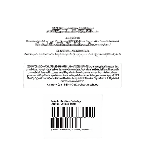 ZING - Menthol Zingers