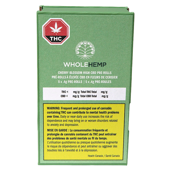WholeHemp - Cherry Blossom High Cbd Pre Roll