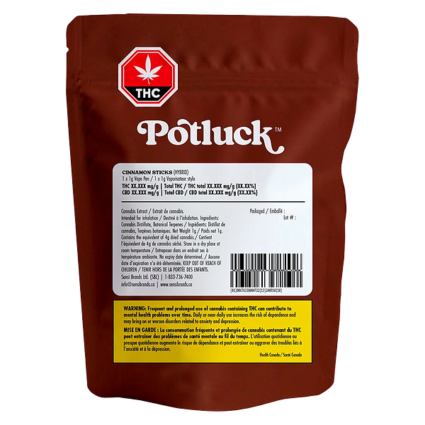Potluck - Cinnamon Sugar Disposable Vape