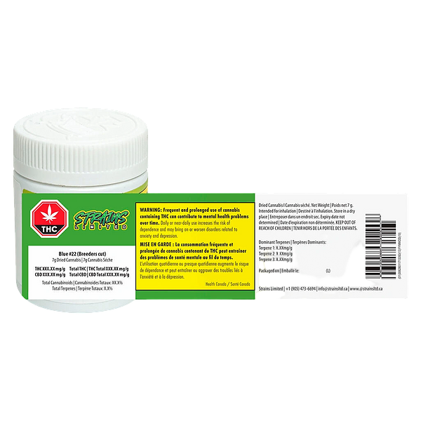 Strains Limited - Blue #22 (Breeder Cut)