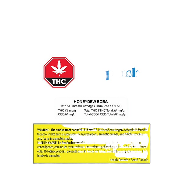 Plush - Honeydew Boba 510 Thread Cartridge