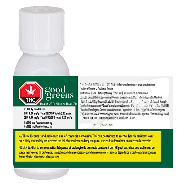 Good Greens - 1:1 Oil