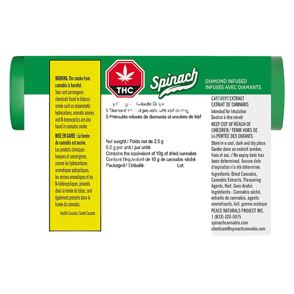 Spinach - Fully Charged Galactic Grape Infused Pre-roll