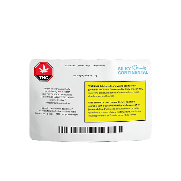 Silky Continental - Sativa Single Strain Twist