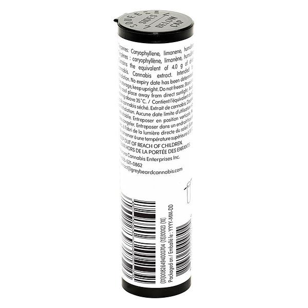 Greybeard - Afghani Sunrise Pure Live Resin 510 Thread Cartridge image 3