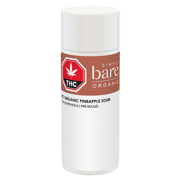 Simply Bare - Bc Organic Pineapple Sour Pre Roll Lto