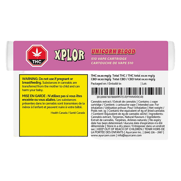 XPLOR - Unicorn Blood 510 Thread Cartridge