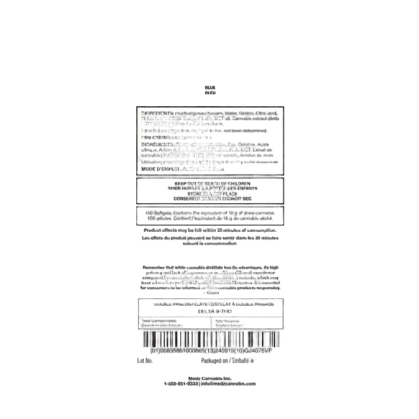 CAP Pharma - 10 Softgels-Blue