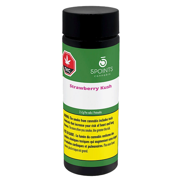 5 Points Cannabis - Strawberry Kush Pre-Roll