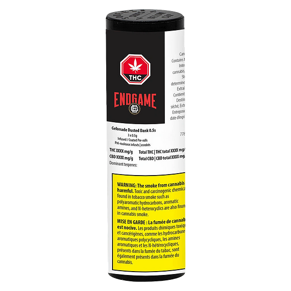 Endgame - Gelonade Dusted Dank 0.5s Infused Pre-Roll