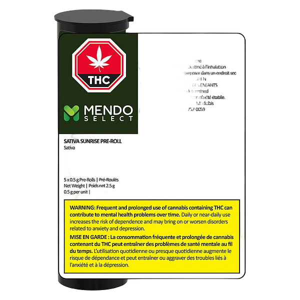 Mendo Select - Sativa Sunrise Pre-Roll