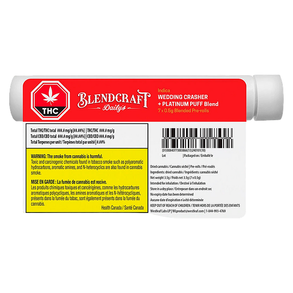 Blendcraft - Daily's Indica Pre-Roll