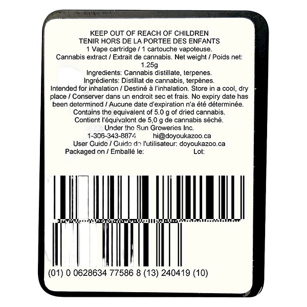 Send'er - Tractor Fuel 510 Thread Cartridge