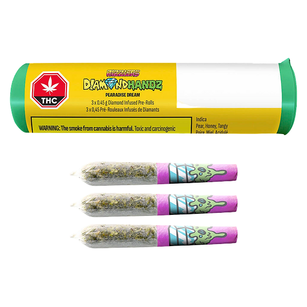 RIZZLERS - Diamond Handz - Pearadise Dream Diamond Infused Pre Roll