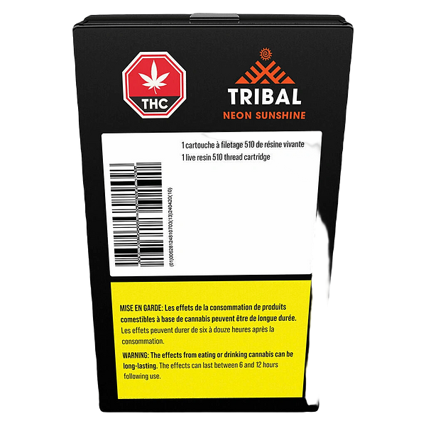 Tribal - Neon Sunshine Live Resin 510 Thread Cartridge