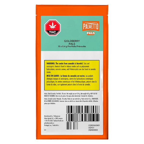 Palmetto - Goldberry Pals Pre Roll