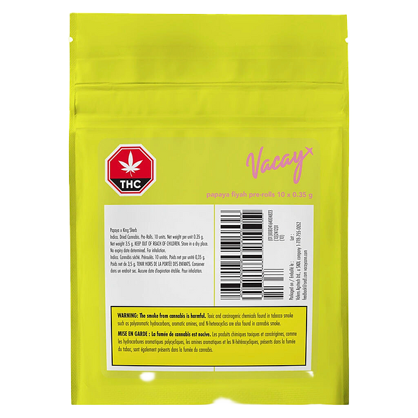 Vacay - Papaya Fiyah Pre Roll