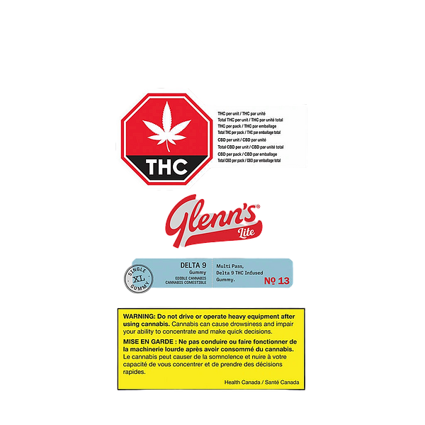 Glenn's - Lite No.13  Real Fruit Low Sugar Distillate Xl Cherry