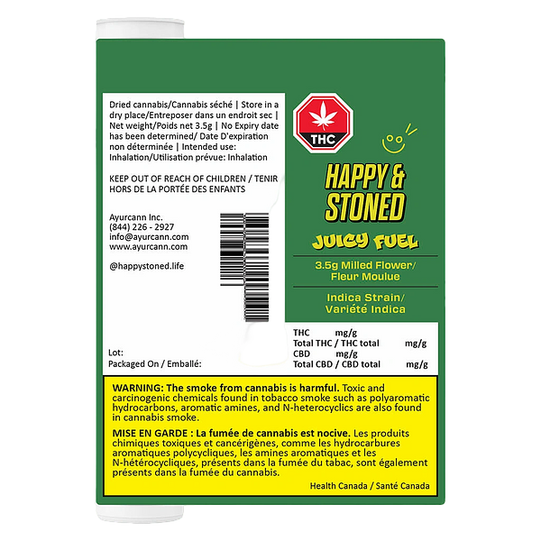 Happy & Stoned - Juicy Fuel Milled Flower