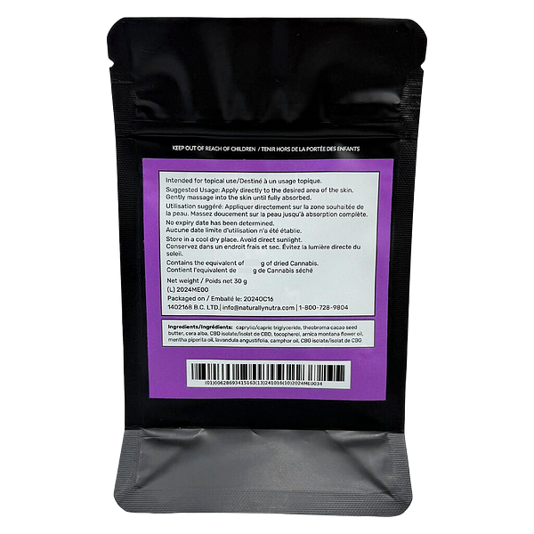 Naturally Nutra - CBD:CBG Harmony Blend Relief Stick