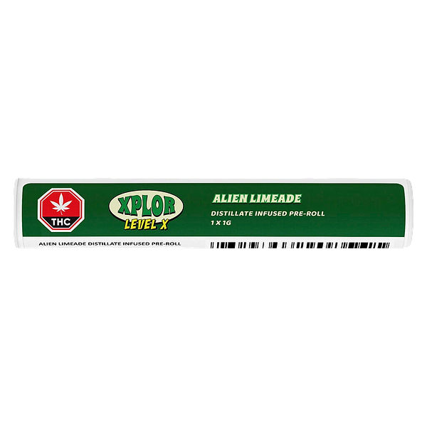 XPLOR Level X - Alien Limeade Distillate Infused Pre-Roll