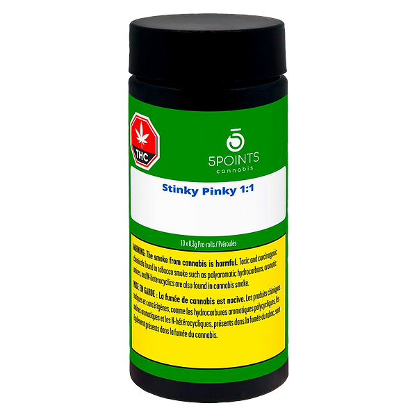 5 Points Cannabis - Stinky Pinky 1:1 Pre-Roll