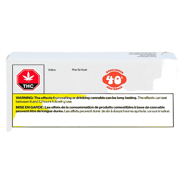 Back Forty - Pine Tar Kush Pre-Rolls