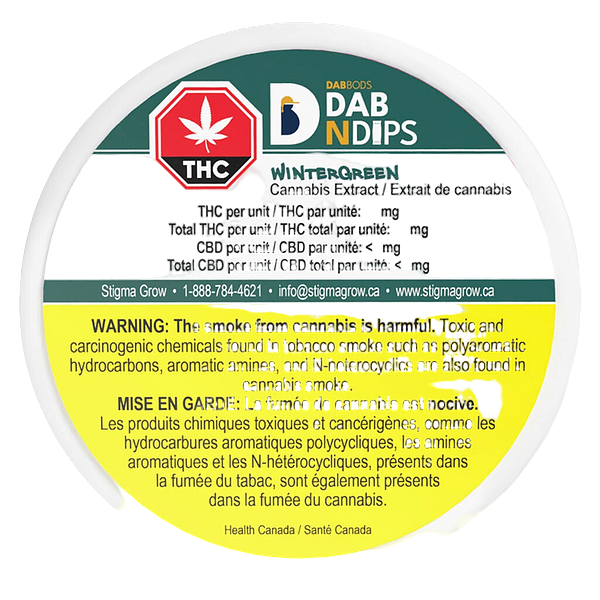Dab Bods - Dab N Dips Wintergreen