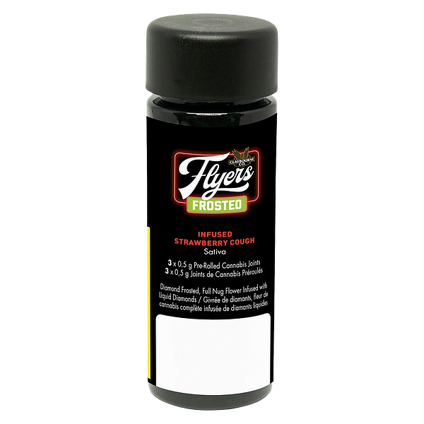 Claybourne - Flyers Frosted Infused Strawberry Cough Pre-Rolls