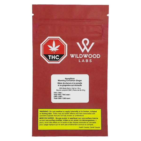 Wildwood Labs - HempStick: Warming Cinnamon Ginger