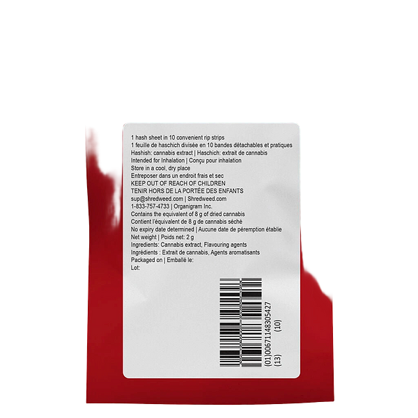 SHRED X - Captain Kush Rip Strips