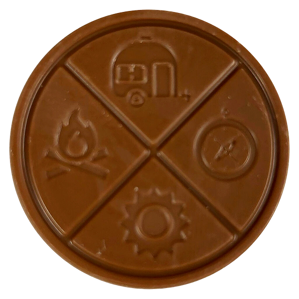 The Hazy Camper - Cherry Bomb THC Organic Milk Chocolate