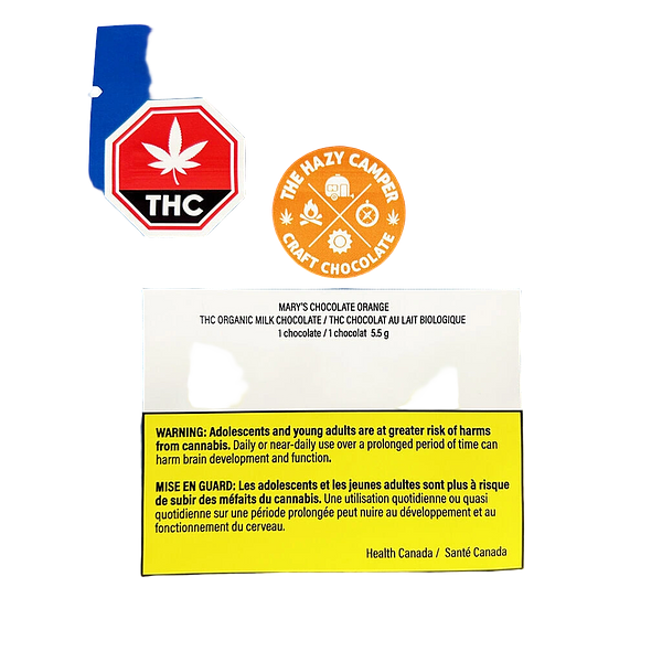 The Hazy Camper - Mary's Chocolate Orange Thc Organic Milk Chocolate