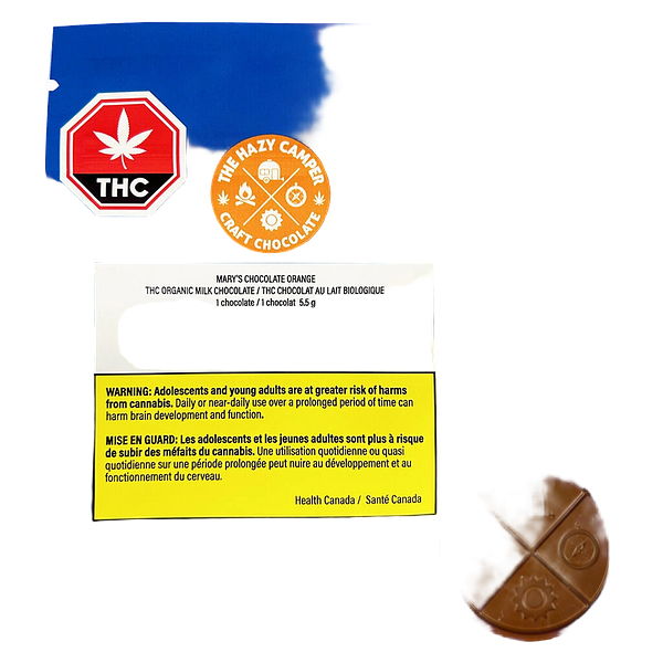 The Hazy Camper - Mary's Chocolate Orange Thc Organic Milk Chocolate