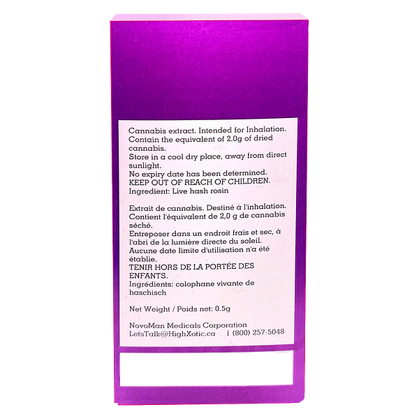 HighXotic - Mr. C. Live Hash Rosin All-in-One Disposable Pen