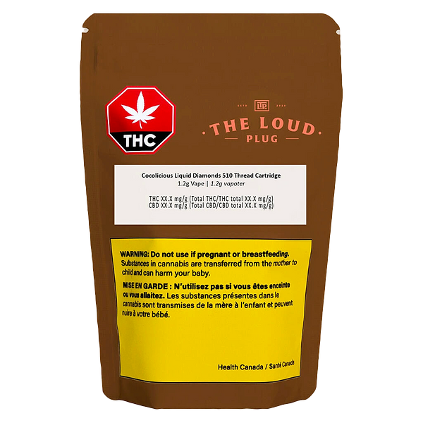 The Loud Plug - Cocolicious Liquid Diamonds 510 Thread Cartridge