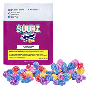 SOURZ by Spinach - Cbd Berry Variety Pack