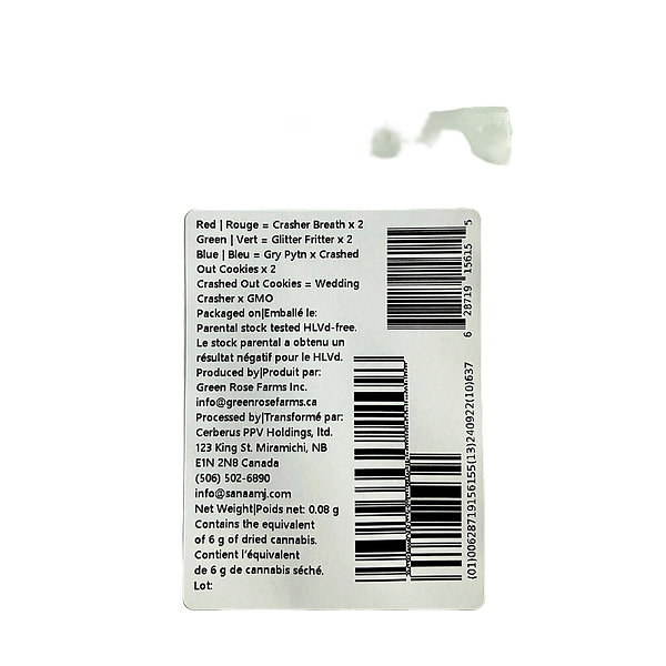 Green Rose Seeds - Crashed Out Cookies Multipack