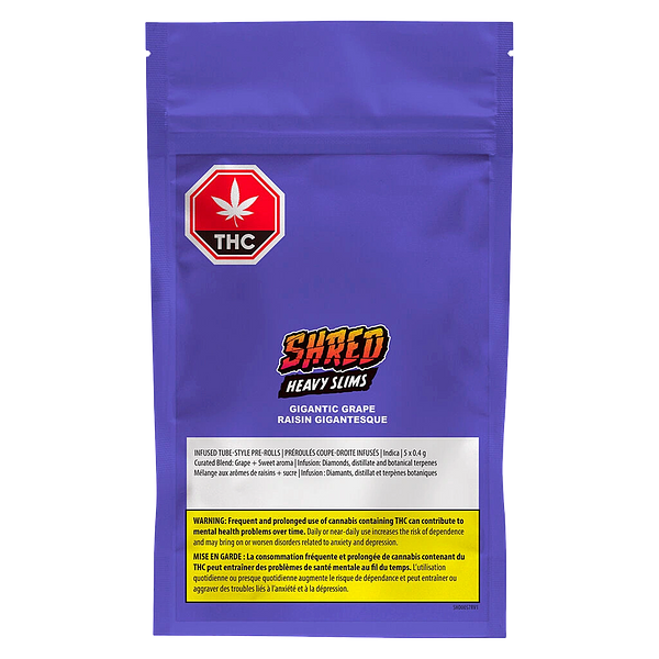 SHRED - Gigantic Grape Heavy Slims Infused Pre Roll