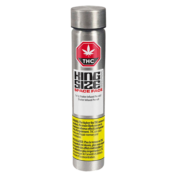 BZAM - Space Face Shatter Infused King Size Pre-roll