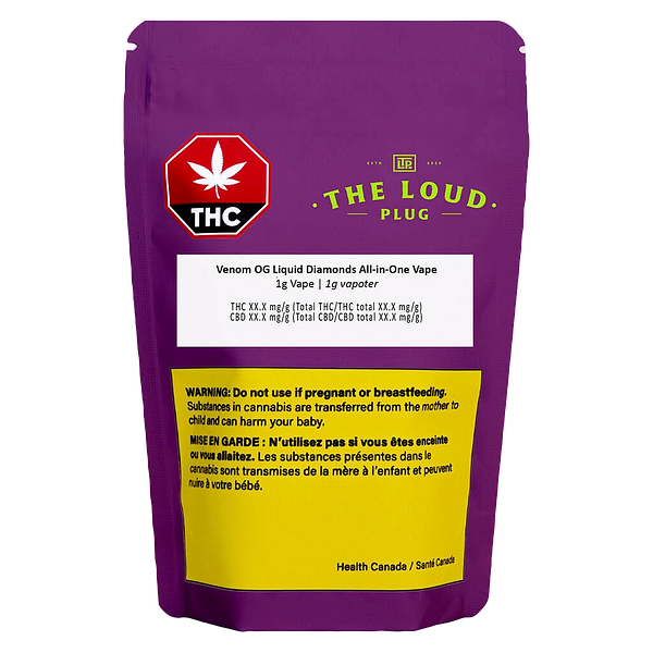 The Loud Plug - Venom Og Liquid Diamonds All In One Vape