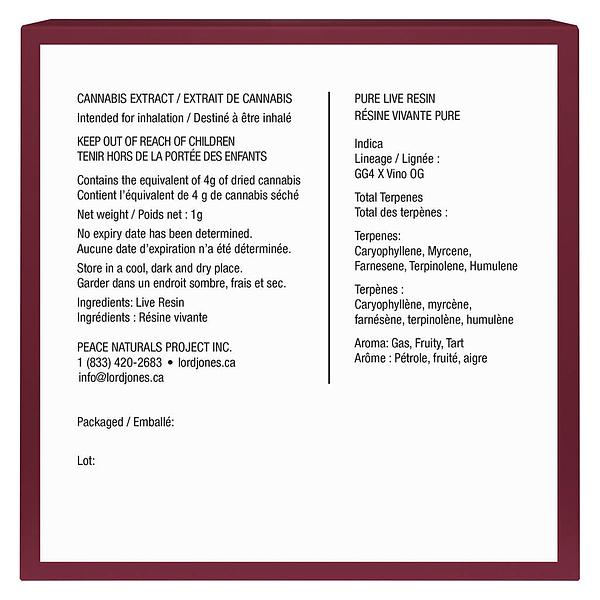 Lord Jones - Gorilla Grape Live Resin Caviar image 3