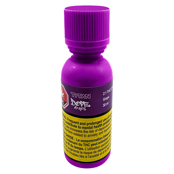 TYTAN Dope Drops - 2:1 THC:CBN Chill Drops - Grape