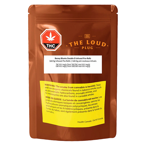 The Loud Plug - Benny Blunto Double D Infused Pre-Roll