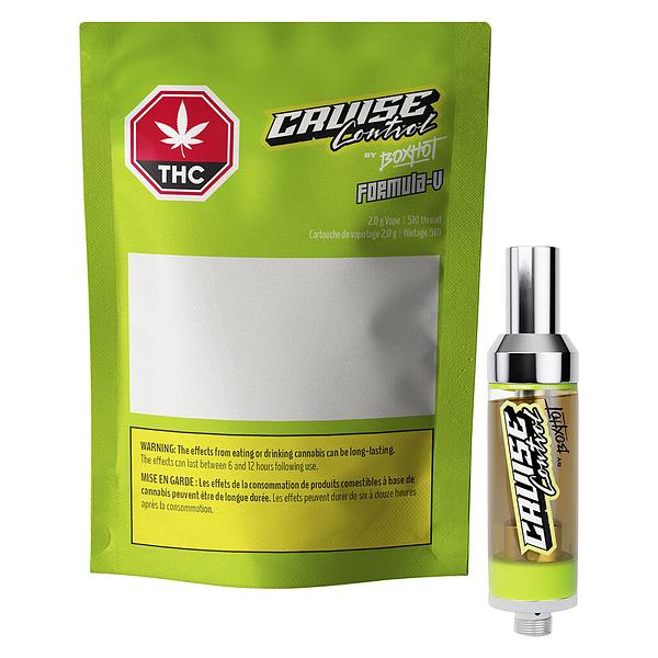BOXHOT Cruise Control - Formula-v THCv + THC + CBD 510 Thread Cartridge image 4