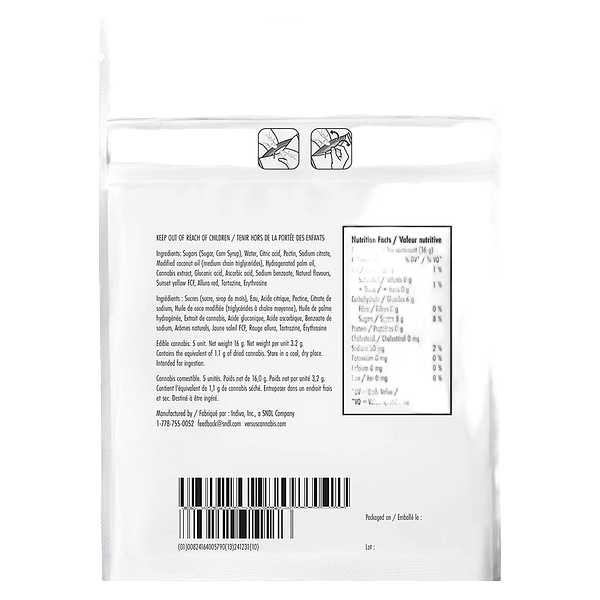 Versus - Sour Watermelon Guava Rapid Indica Gummies