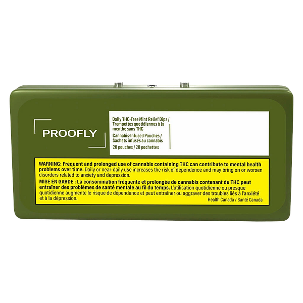 Proofly - Daily THC-Free Mint Relief Dips