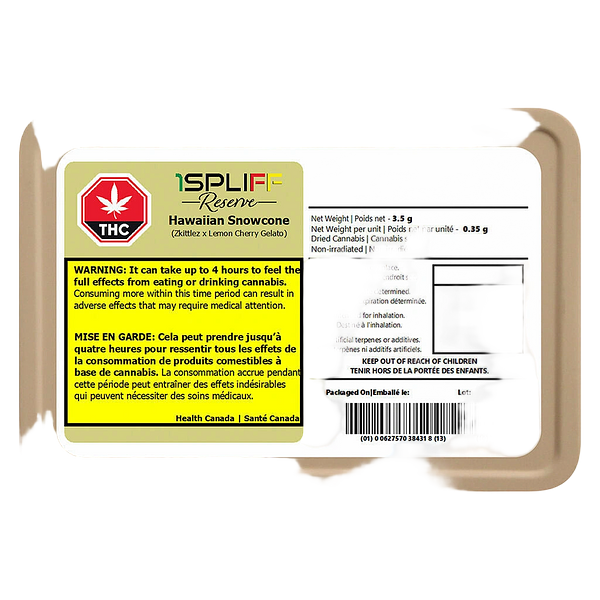 1Spliff - Reserve Hawaiian Snowcone Premium Glass Tip Pre Roll