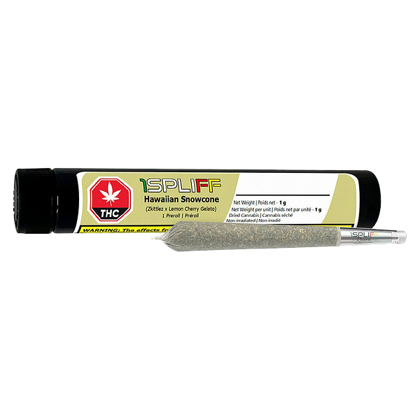 1Spliff - Reserve Hawaiian Snowcone Premium Glass Tip Pre Roll